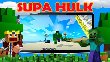 Hero Hulk MOD Minecraft MCPE Cartaz