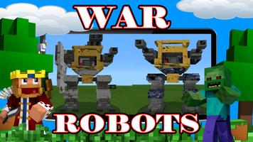 Robôs de luta Minecraft mod Cartaz