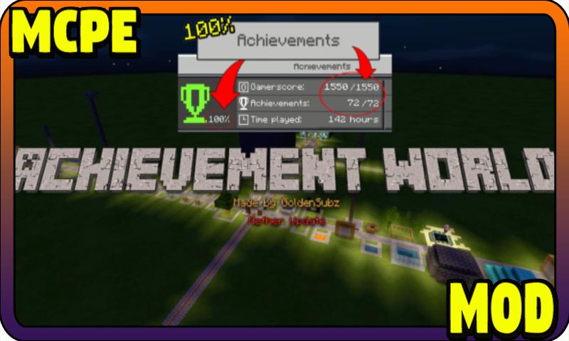 Achievement World MCPE - Minecraft Mod APK for Android Download