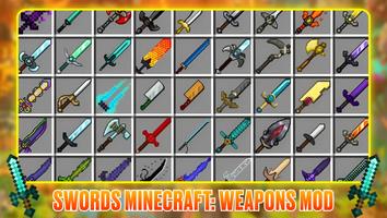 Swords Minecraft: Weapons Mod Plakat