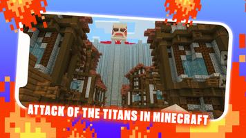 Attack on Titans Minecraft Mod poster