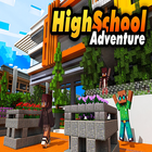 High School Adventure For Minecraft biểu tượng