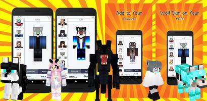 Wolf Skin for Minecraft PE poster