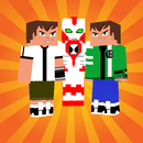 Skórki Ben 10 dla Minecraft PE aplikacja