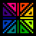 Colors geometry rage game ikon