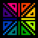 Colors geometry rage game icon