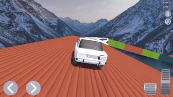 Crazy Car Stunt Mega Ramp Game capture d'écran 2