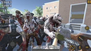 Zombie Shooting Game Dead Town ảnh chụp màn hình 2