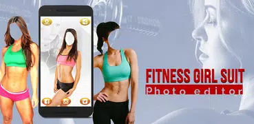 Fitness Mädchen Fotomontage