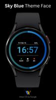 Sky Blue Watch Face 海报