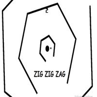 ZigZig Zag Addicting Endless Fun Hyper Casual Game Affiche