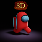 The Among Us 3D icon