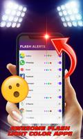 Flash Alert Notification Color poster