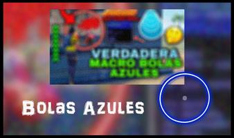 Macro Bola Azul-Bolas Azules पोस्टर