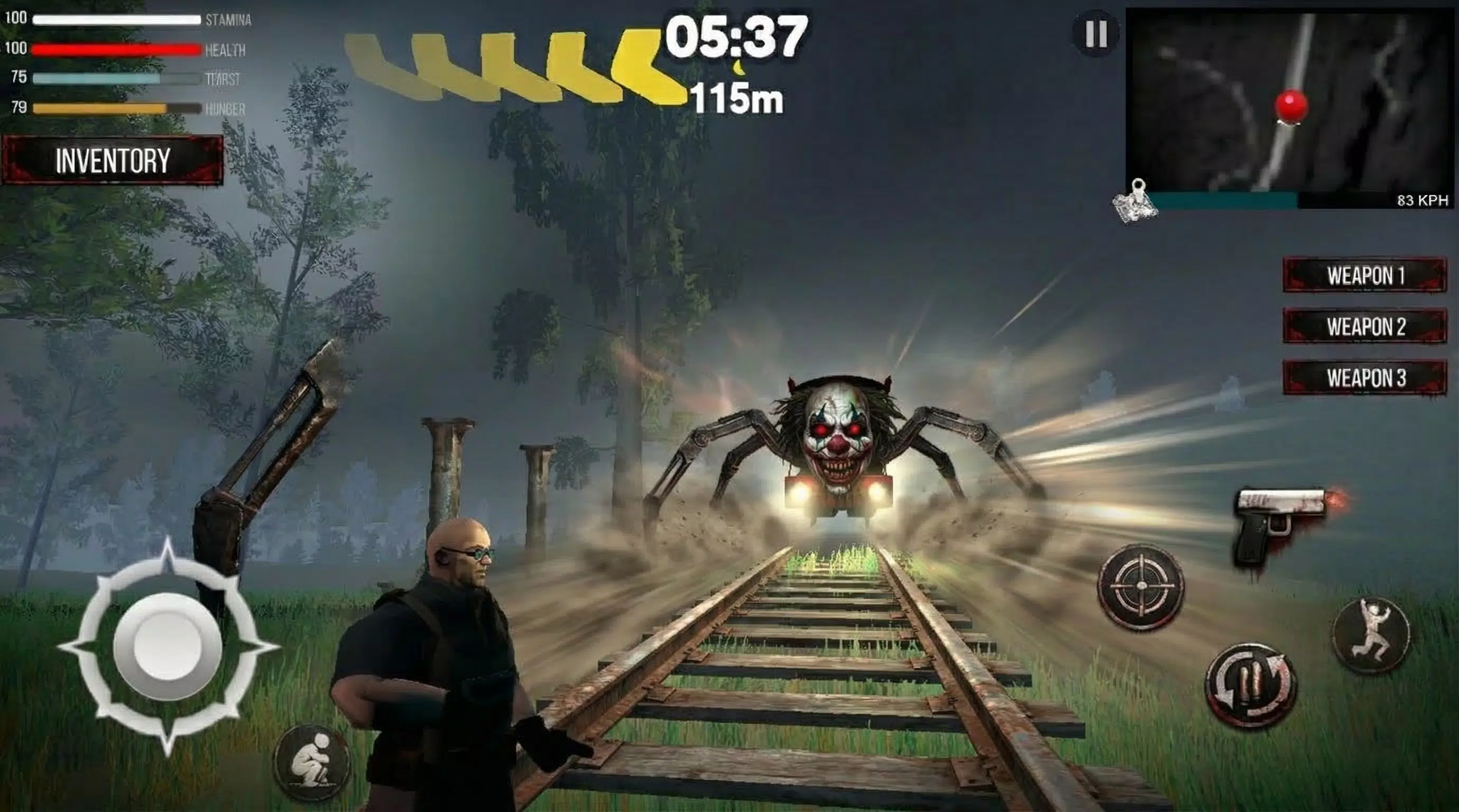 Choo Choo Spider Train Horror