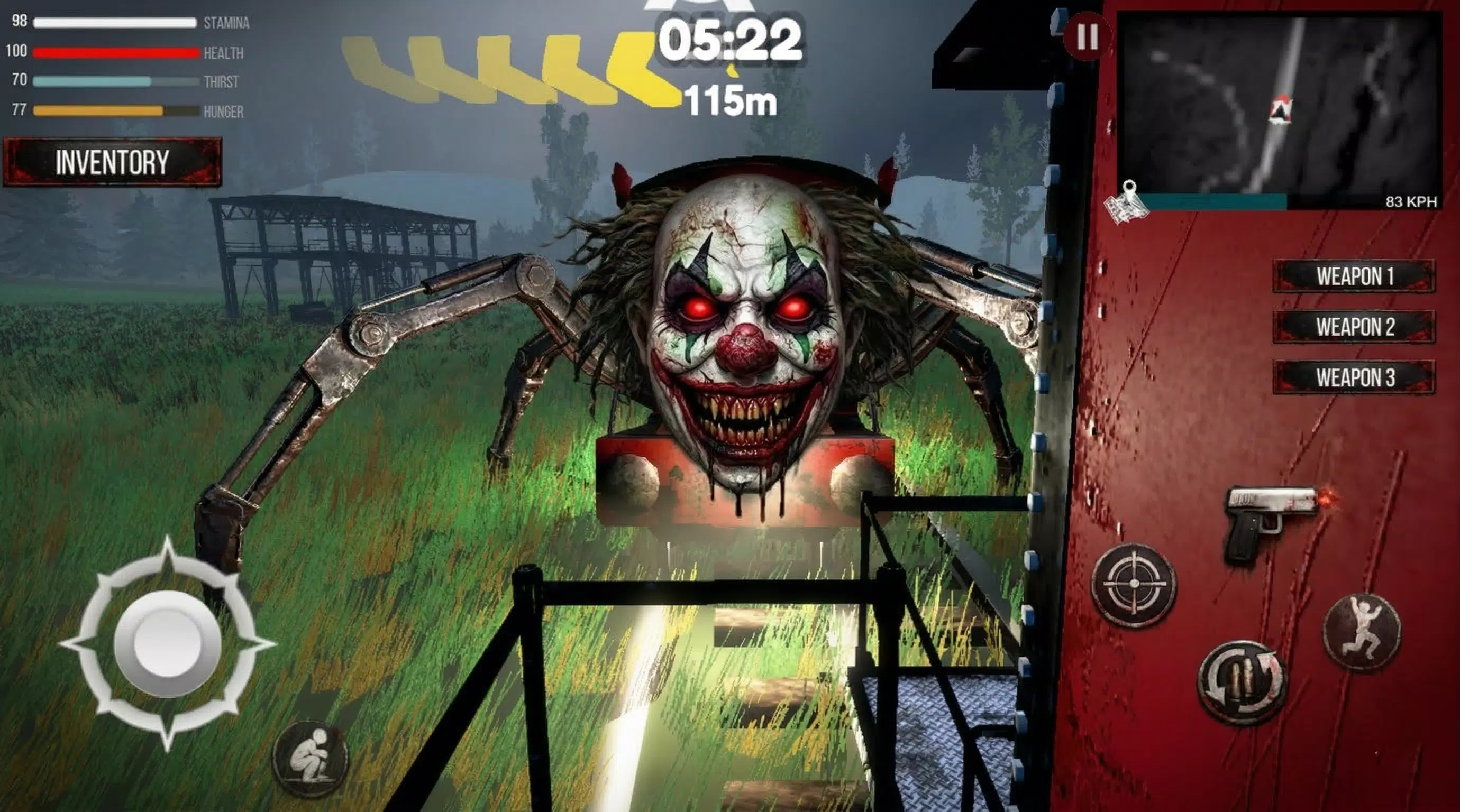 Choo Choo Spider Train Horror