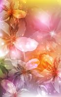 Magic Flowers Live Wallpaper اسکرین شاٹ 1