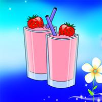 boissons fraises Affiche