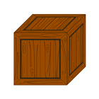 Drewniane pudełko ikona