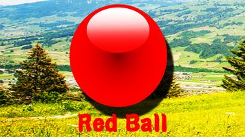 Roter Ball Plakat