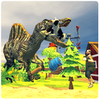 Wild Dino City Rampage: T-Rex Simulator icône