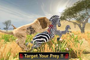 Wild Lion Safari Simulator 3D: 2020 Season Affiche