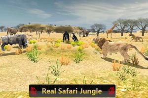 Wild Lion Safari Simulator 3D: 2020 Season تصوير الشاشة 3