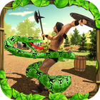 Wild Anaconda Snake Forest Attack Simulator icône