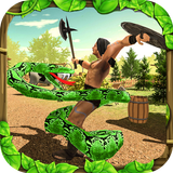 Wild Anaconda Snake Forest Attack Simulator icon
