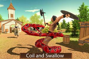 Wild Anaconda Snake Forest Attack Simulator Affiche