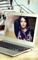 Laptop Photo Frames Poster