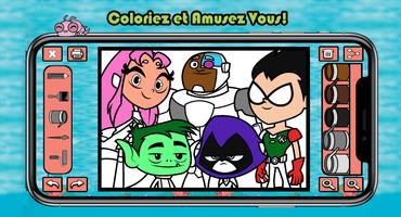 Coloriage Teen Titans capture d'écran 3