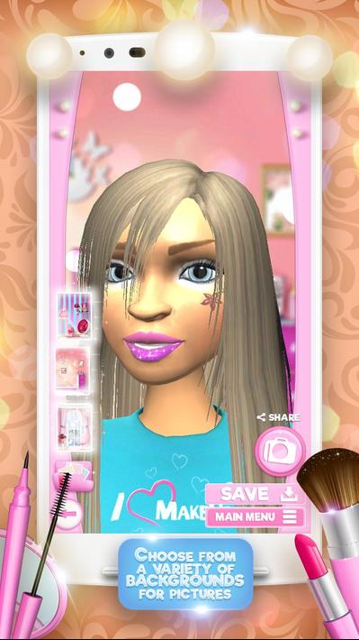 3D Makeup Games For Girls screenshot 2
