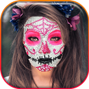 Halloween Make-up Foto Aufkleber APK