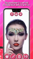 Makeup Gems Photo Editor ✨ Face Jewellery Camera screenshot 1