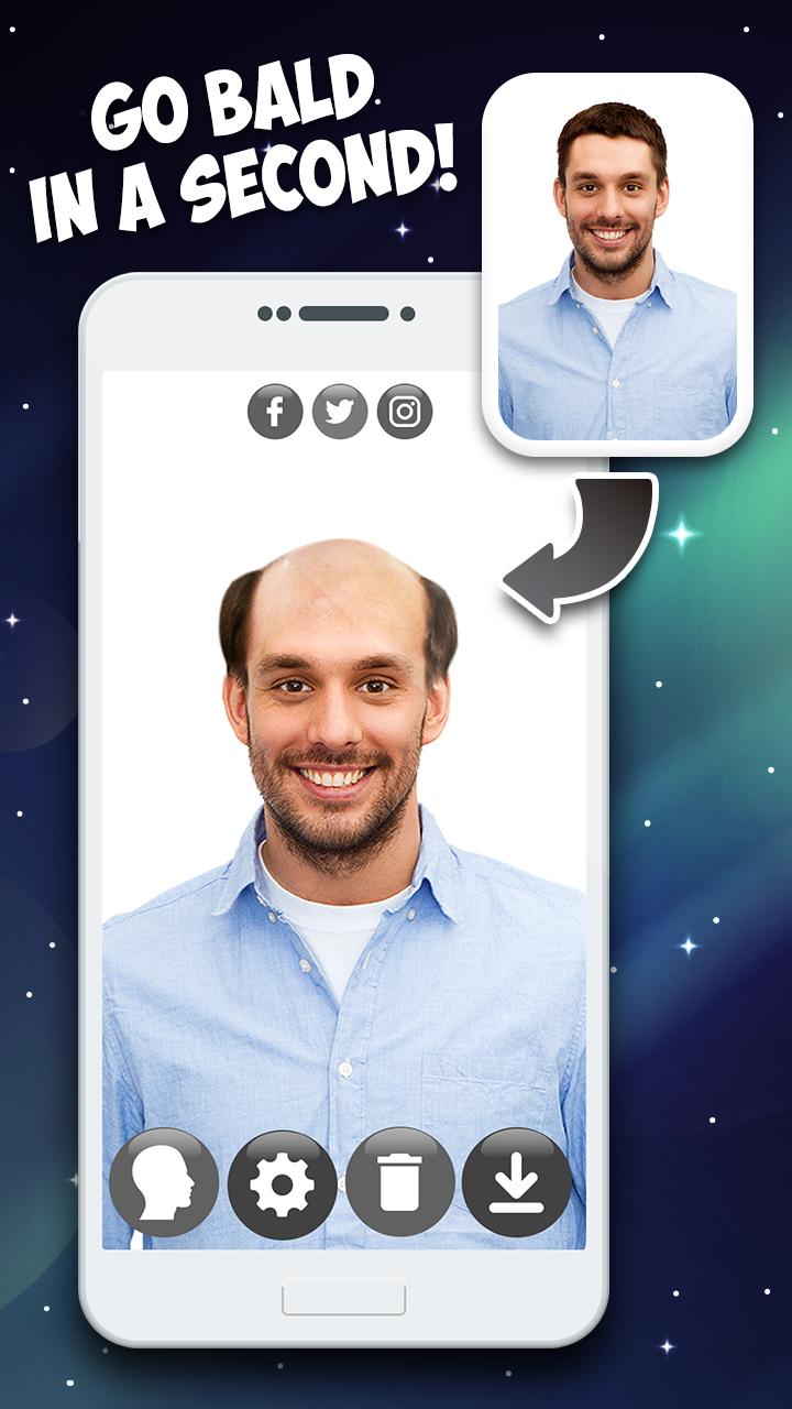 Glatze Machen Lustige Foto Bearbeiten Fur Android Apk Herunterladen