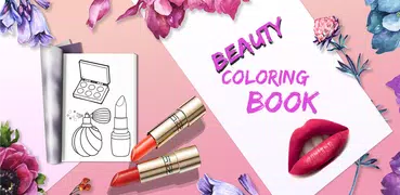 Beauty MakeUp lipstick Coloring Pages