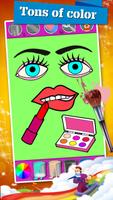 Beauty MakeUp lipstick Coloring Pages syot layar 2