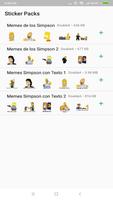 Memes  Stickers de los Simpsons - WAStickerApps الملصق
