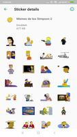 Memes  Stickers de los Simpsons - WAStickerApps تصوير الشاشة 2