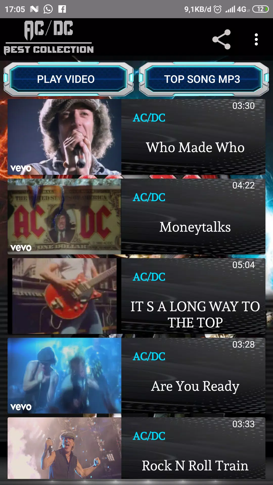 AC/DC ~ The Best Video Music MP3 Offline APK for Android Download