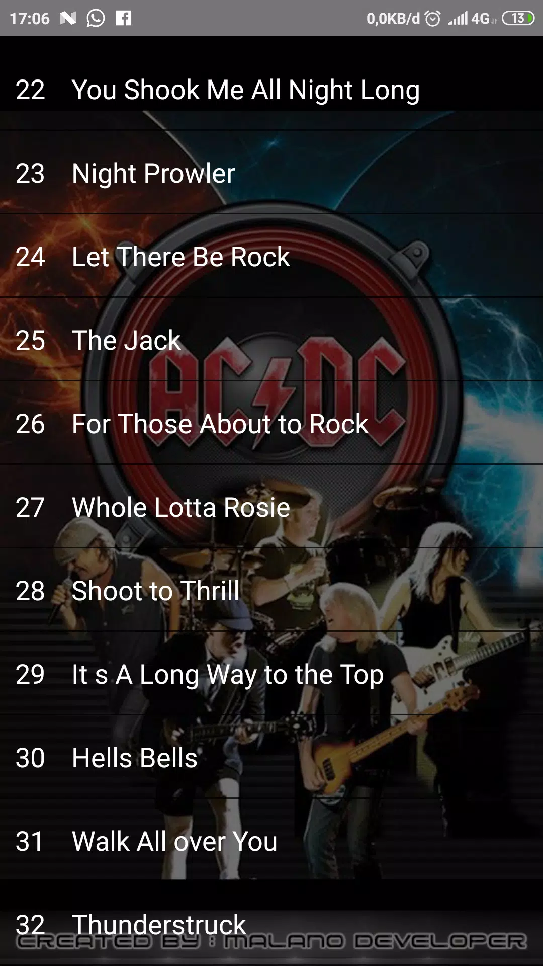 AC/DC ~ The Best Video Music MP3 Offline APK pour Android Télécharger