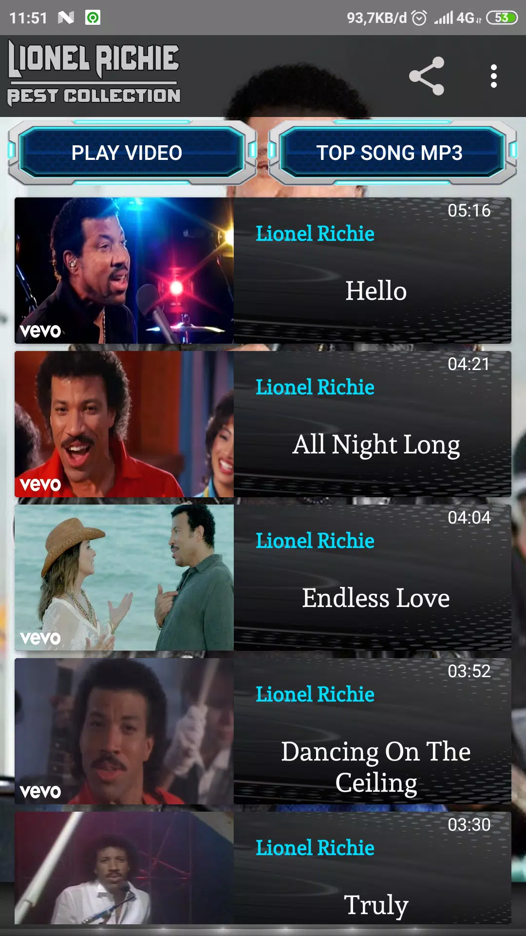 Lionel Richie ~ The Best Video Music MP3 Offline APK pour Android  Télécharger