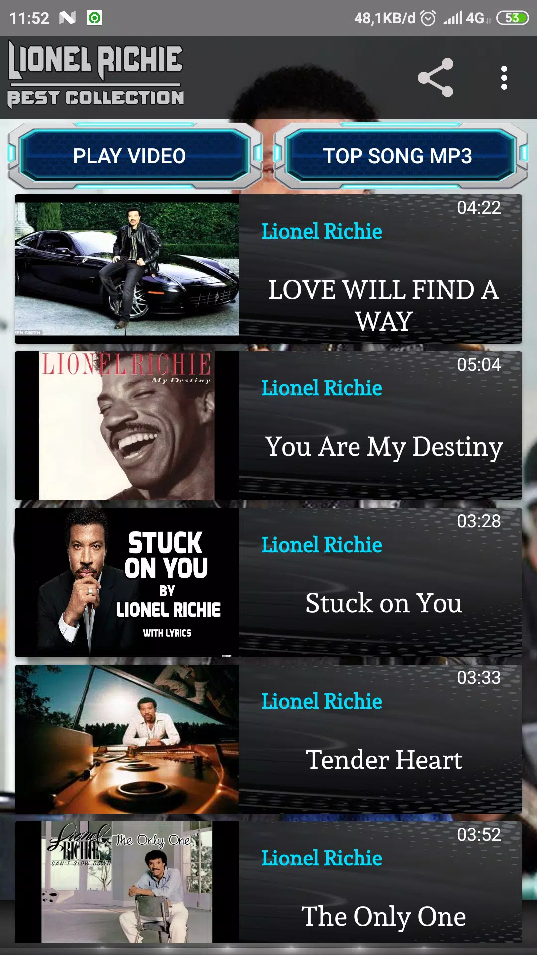 Lionel Richie ~ The Best Video Music MP3 Offline APK pour Android  Télécharger