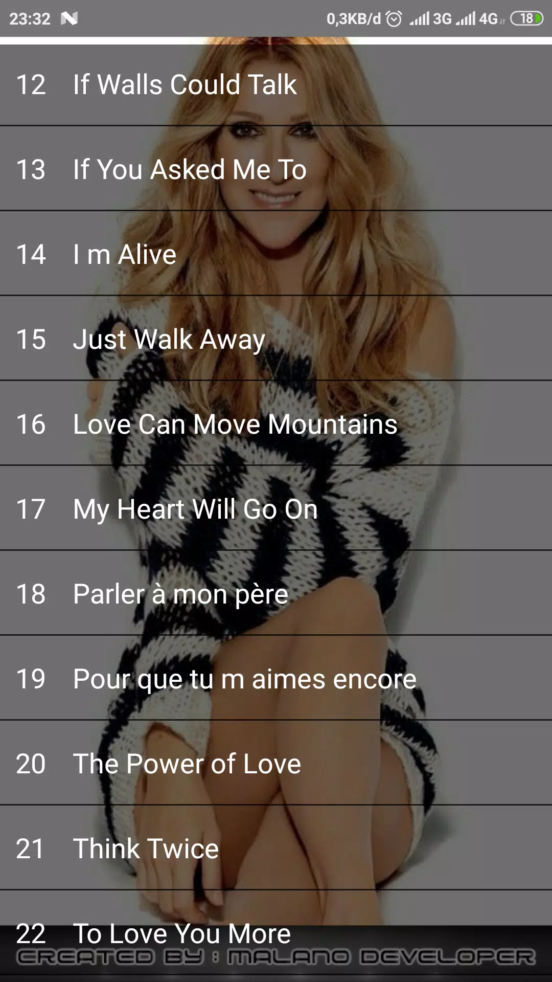 Celine Dion APK pour Android Télécharger