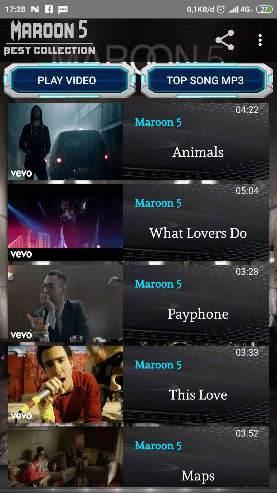 Maroon 5 ~ The Best Video & Music MP3 Offline APK pour Android Télécharger Maroon 5 ~ The Best Video & Music MP3 Offline APK pour Android Télécharger