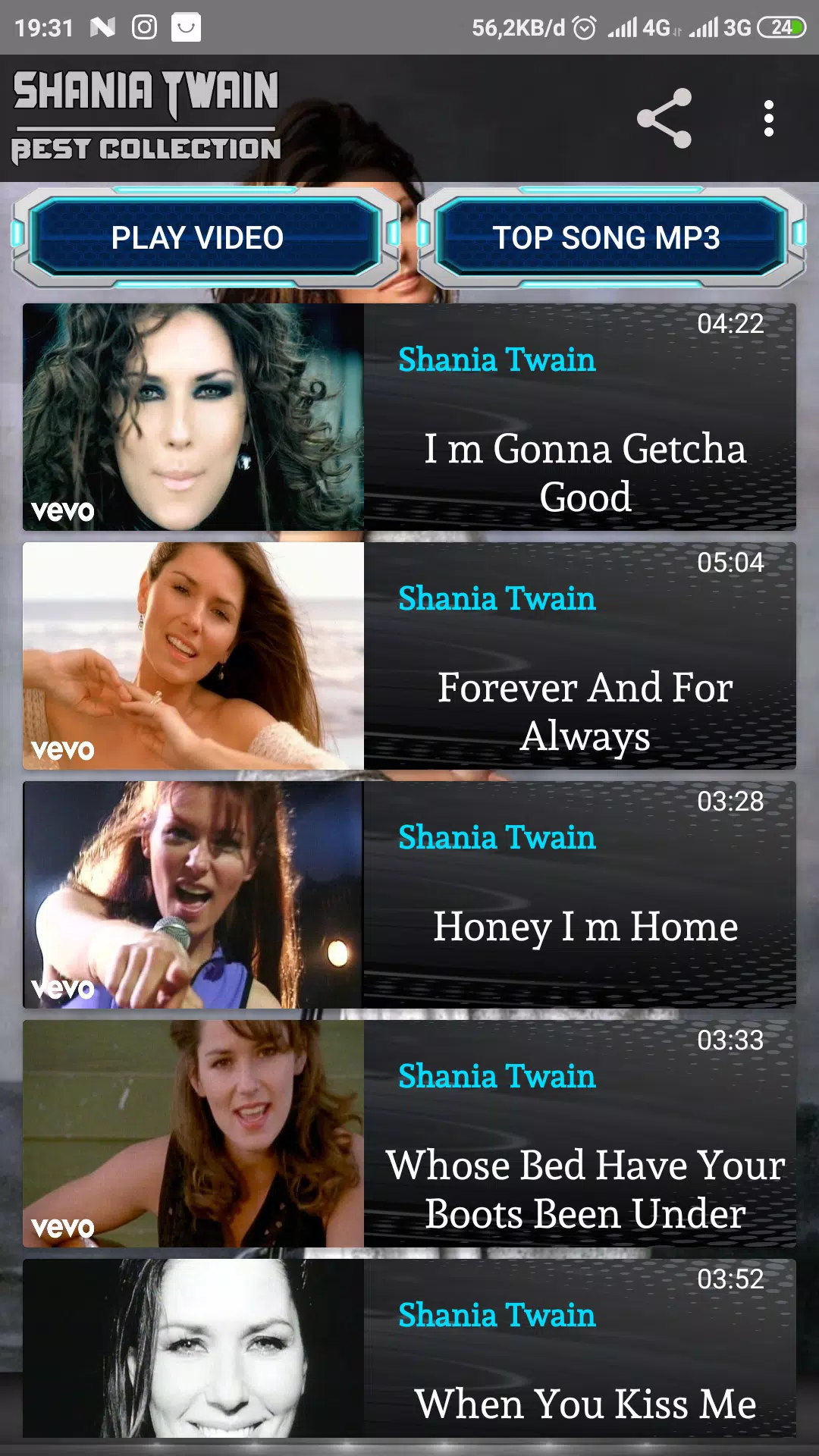 Shania Twain ~ The Best Video & Music MP3 Offline APK for Android Download