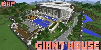 Giant House Map MCPE imagem de tela 2