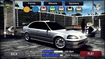 Civic Drift Driving Simulator Cartaz
