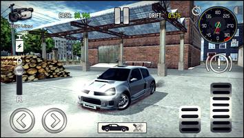 Clio Drift Driving Simulator स्क्रीनशॉट 3